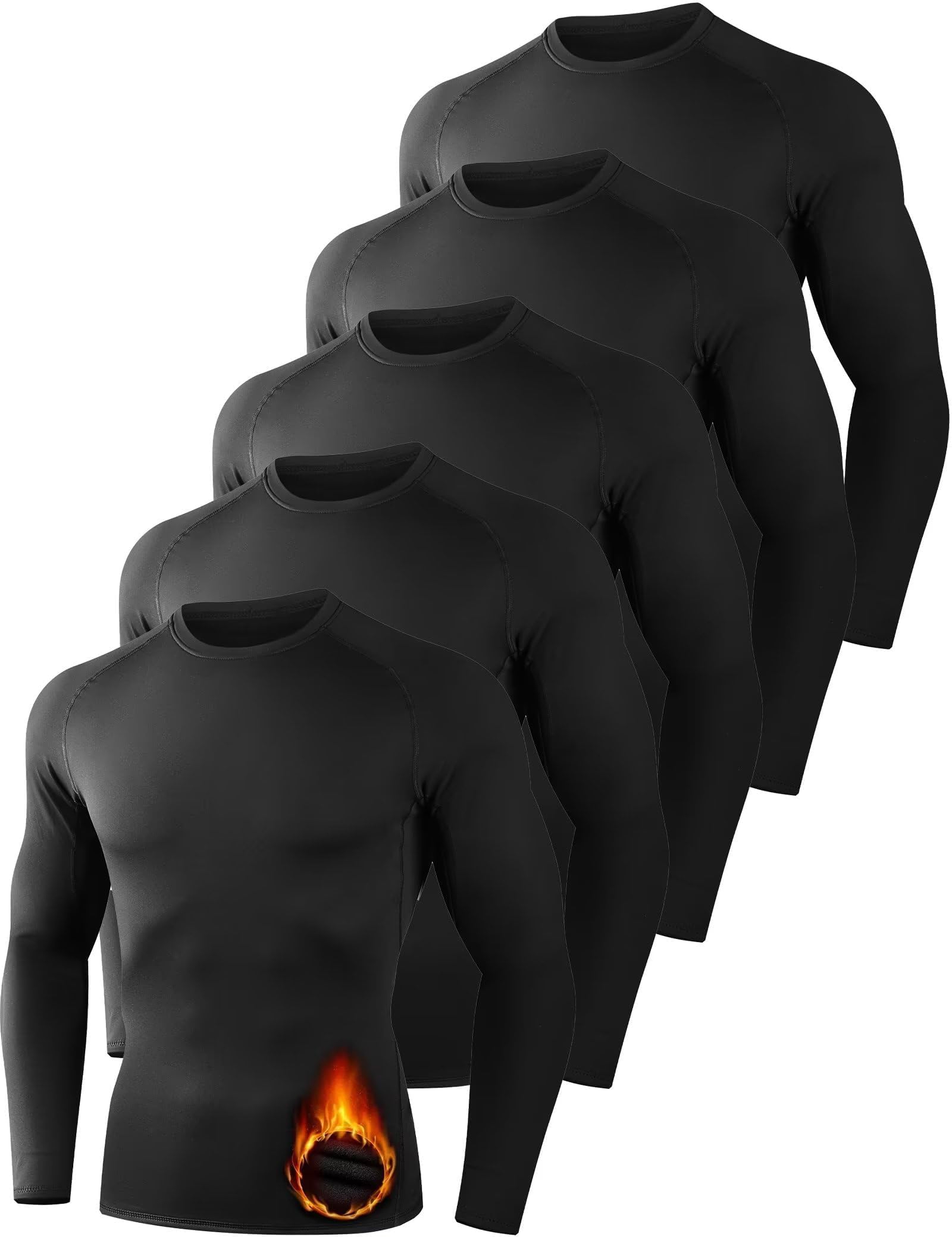 Dalavch 5-Pack Thermal Shirts