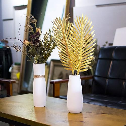 Miniatura 5 de 6 piezas de plantas de palma artificiales hojas de imitación plantas artificiales falsas tropicales grandes para arreglos del hogar jungla fiesta de