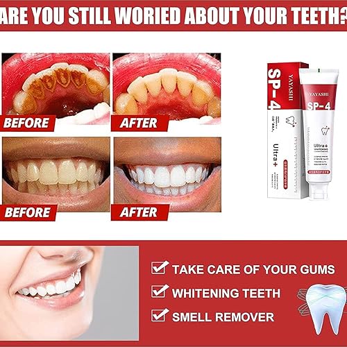 Miniatura 7 de Pasta de dientes bisindol, reparación de larga duración, protección de encías, restauración de dientes, brillo de pasta de dientes y eliminación de