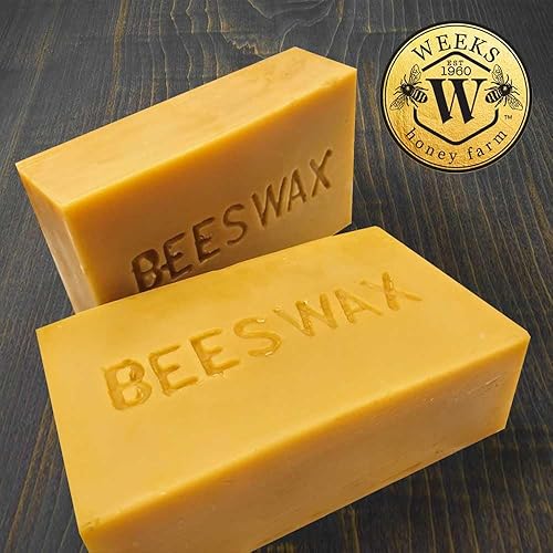 Miniatura 3 de weeks honey farm La cera de abeja natural de grado alimenticio es excelente para pulir, sellar, limpiar madera, cuero y otras superficies 100% de