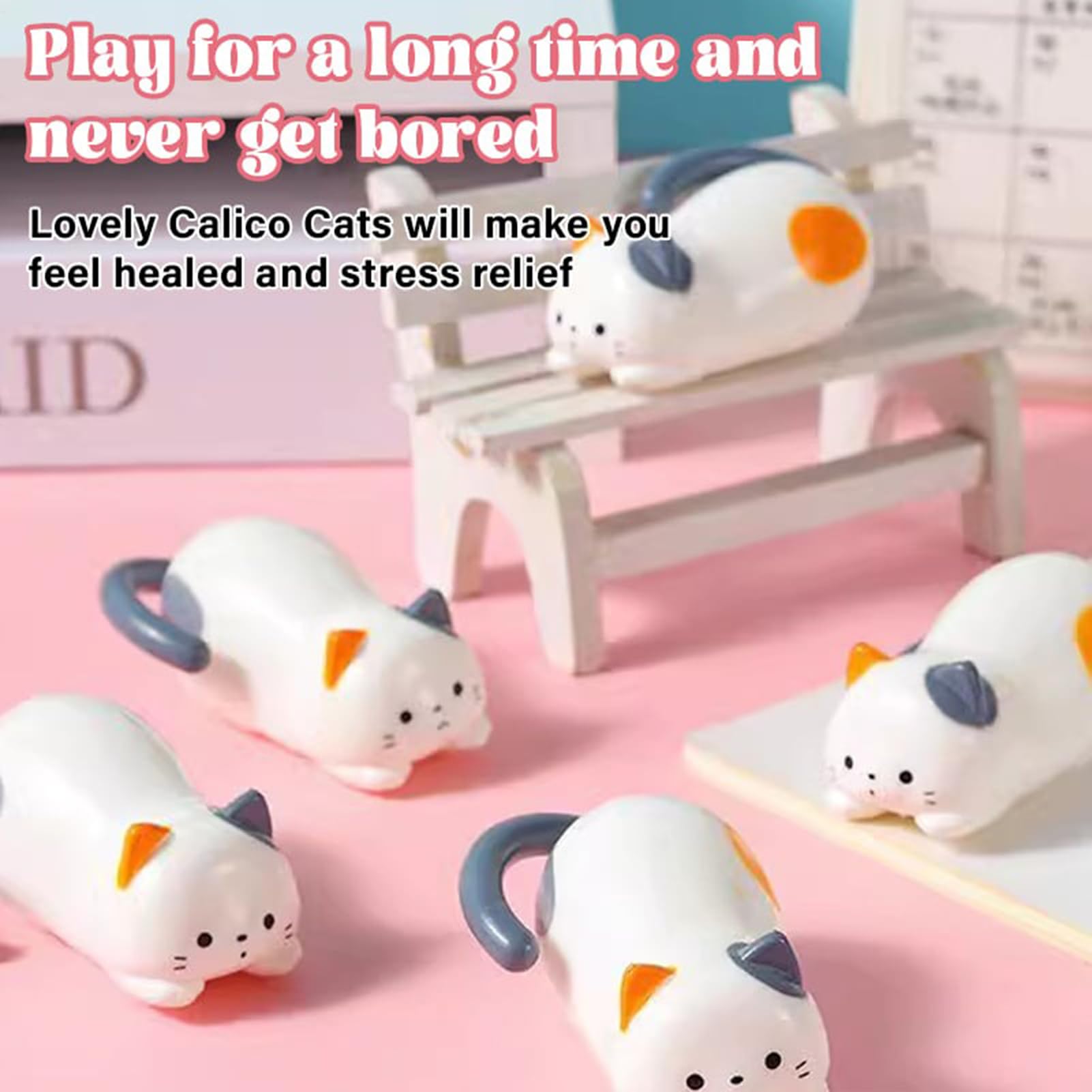 Amazon.co.jp: 【おもちゃをひっくり返す】置物 猫 グッズ ネコちゃん
