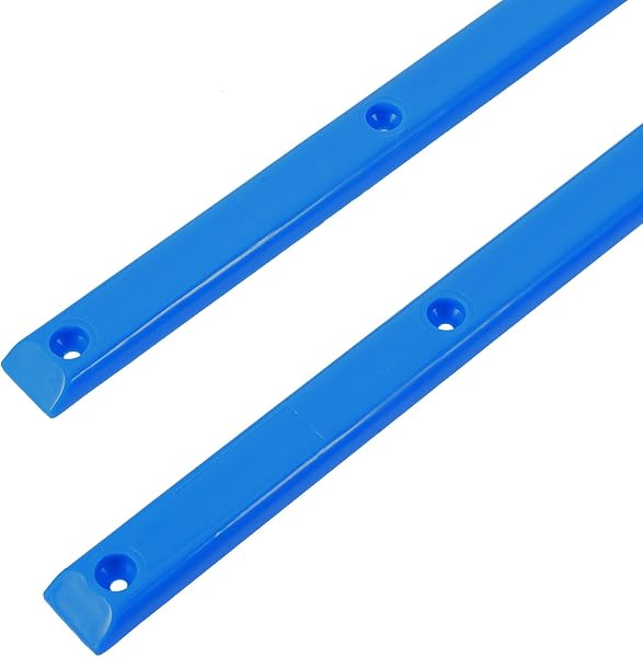 Protezioni per Skateboard 2 Pezzi in Plastica Blu Binari Protettivi per Costole Longboard Accessori per Skateboard per Uso Domestico e Protezione Ponte - 3