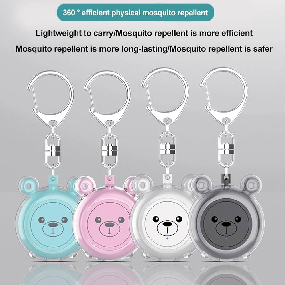 超音波式ポータブル虫よけ 蚊撃退器 USB充電ポート付き電動虫よけ アウトドア 虫よけ 蚊よけ 携帯型 子供 キッズ 妊婦適用 超音波撃退器 USB