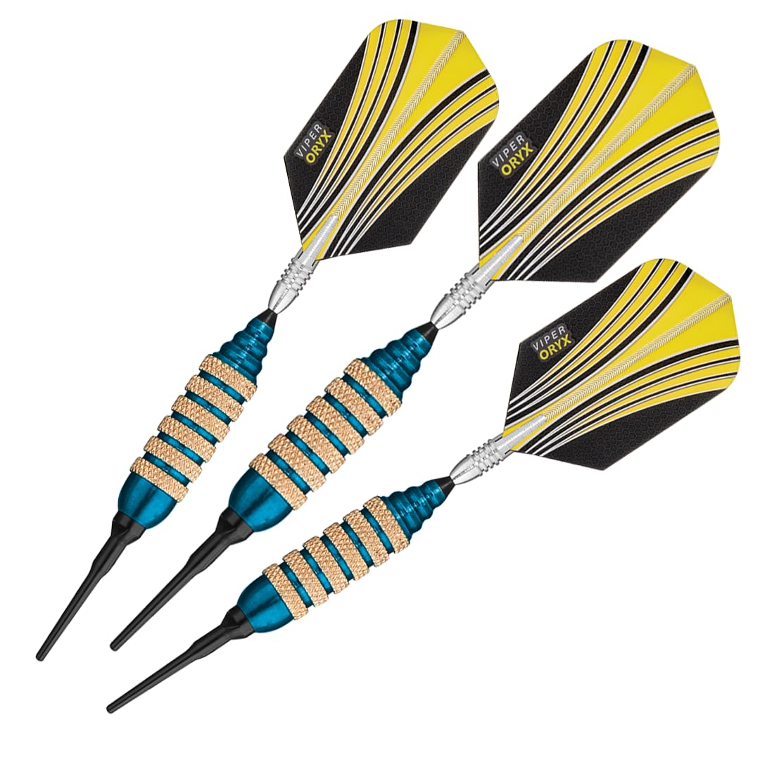 Viper Spinning Bee Dartpfeile mit weicher Spitze, mit Casemaster-Aufbewahrungs-/Reiseetui, 16 g