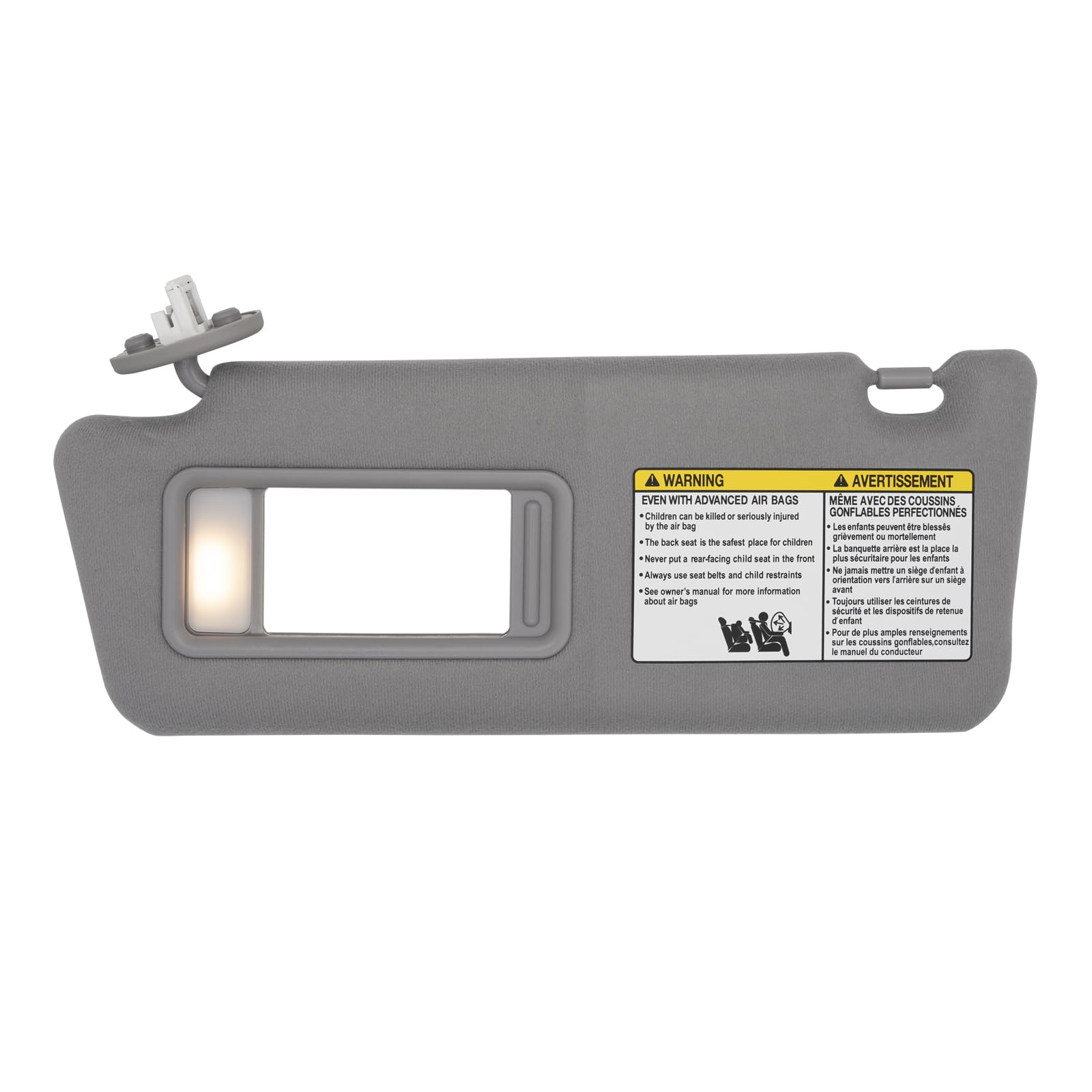 NHILES Driver Side Sun Visor Compatible with Toyota Tacoma 2005-2015