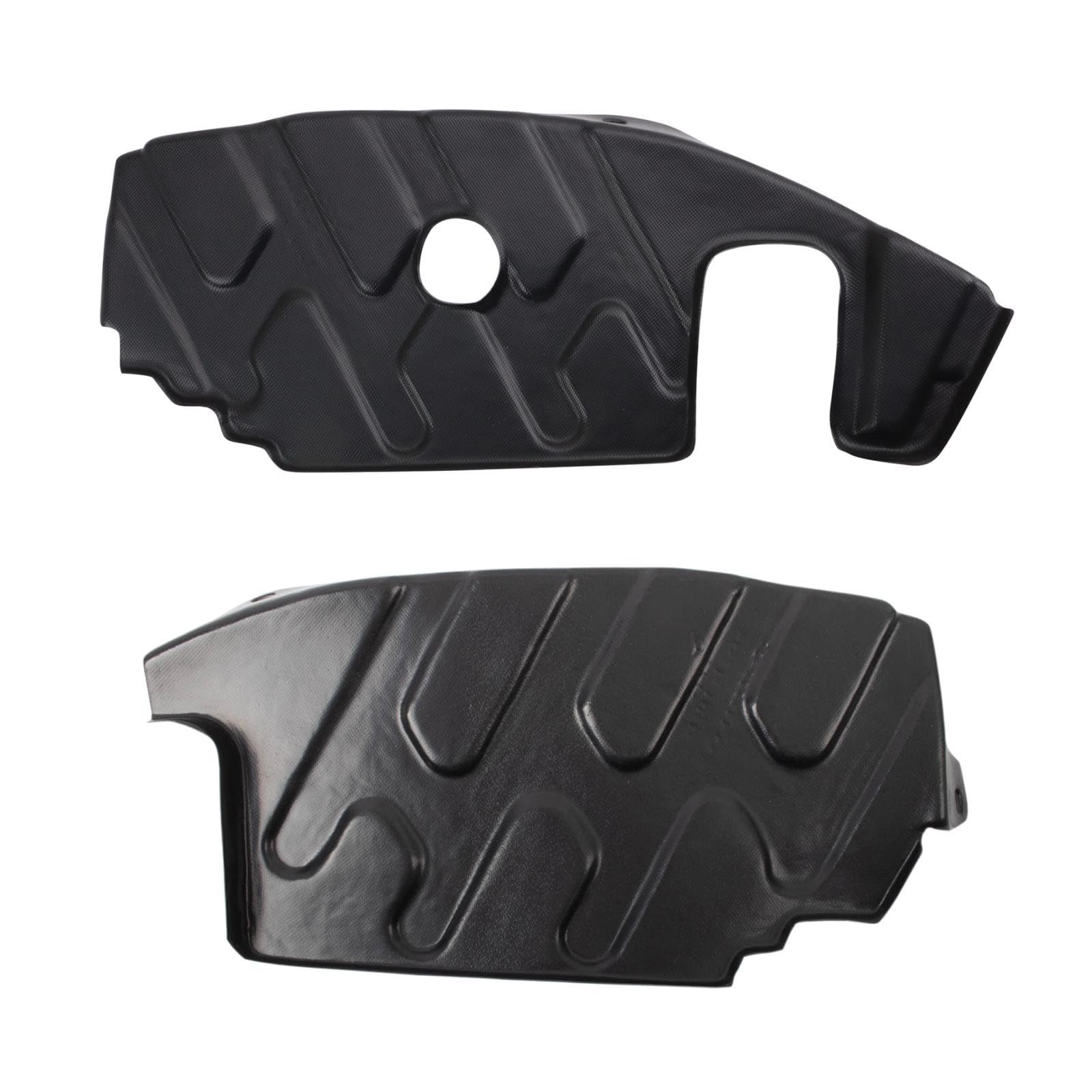 TRQ Engine Splash Shield Driver &amp; Passenger Side Compatible with 2010-2012 Hyundai Santa Fe 2011-2013 Kia Sorento HY1228153 HY1228154