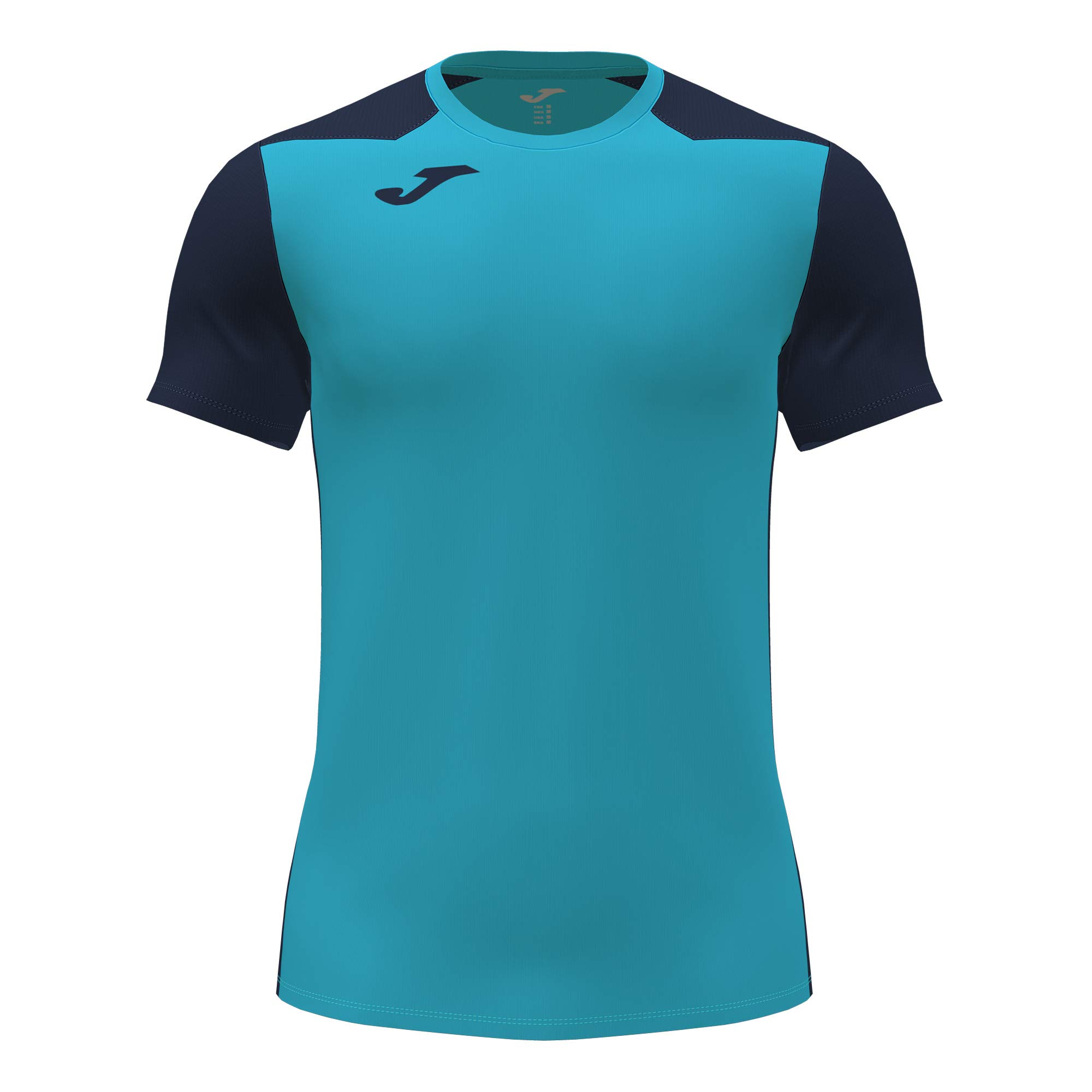 Joma Men's Record II T-Shirt, Neon Turquoise, XXL