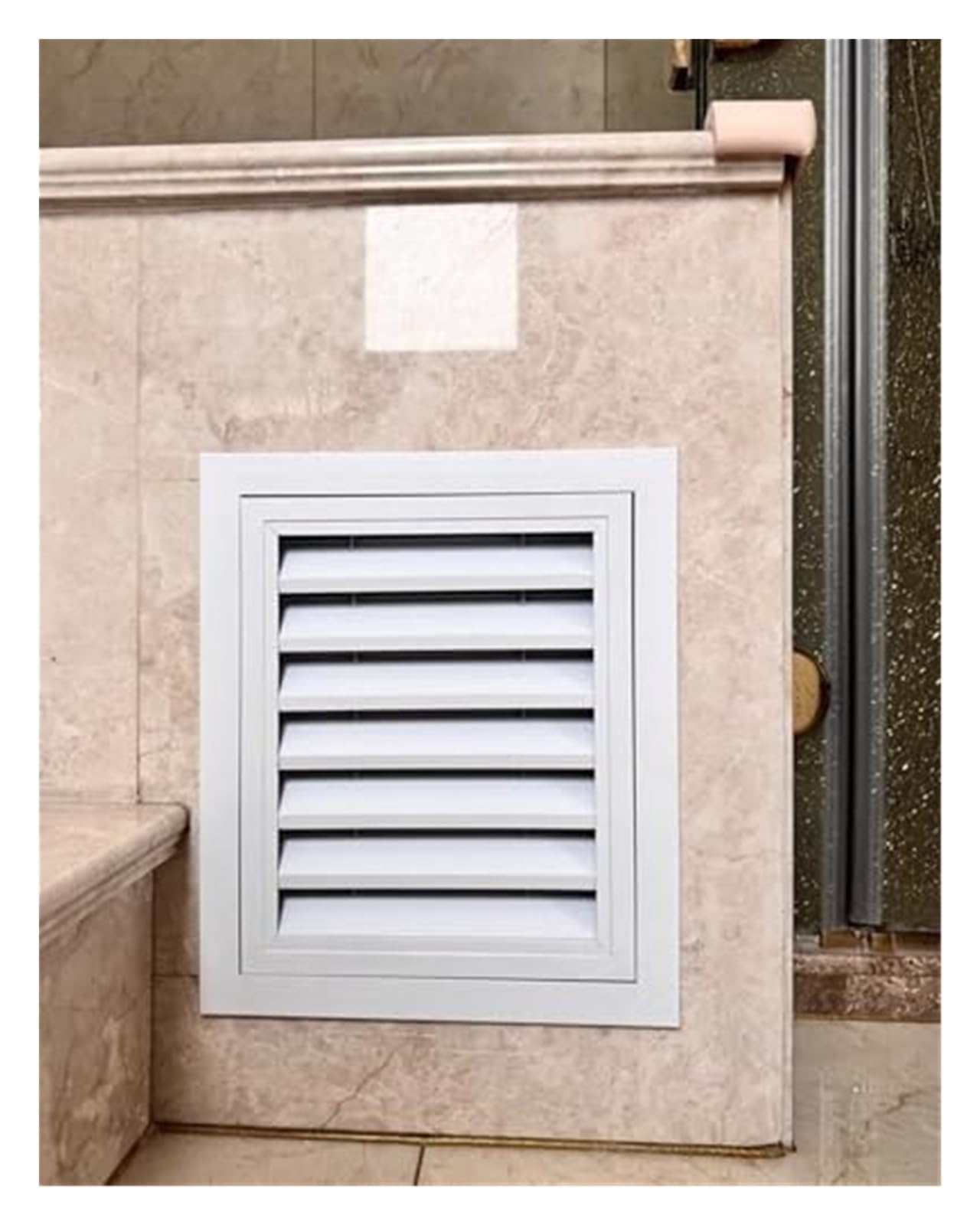 Aluminiowe osłony wentylacyjne o wysokim przepływie powietrza - żaluzjowe kratki sufitowe łatwa instalacja i konserwacja 28 x 28 cm - idealne do dekoracji domu i rozwiązań wentylacyjnych