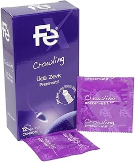 Fe Fe Crowling Tırtıklı Prezervatif 12li 1 Paket (1 x 1 Adet)