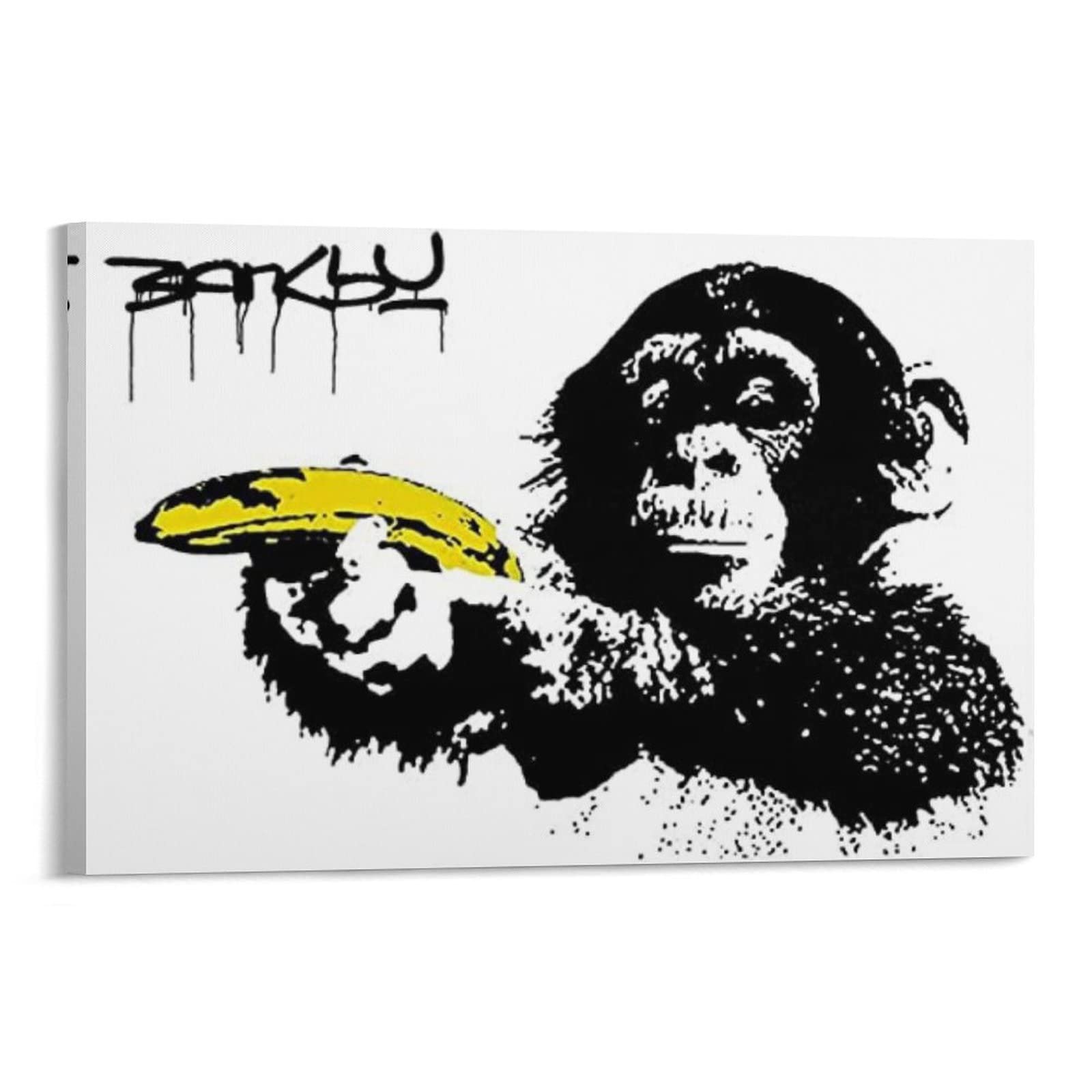 専用になりました‼️ バンクシー チンパンジーとバナナ Amazon.co.jp: Banksy バンクシーモンキーウィズバナナガン ポスター