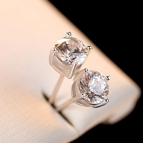 Vista 81 de OUXi Aretes de plata de ley 925 para mujer, hipoalergénicos con orejas sensibles