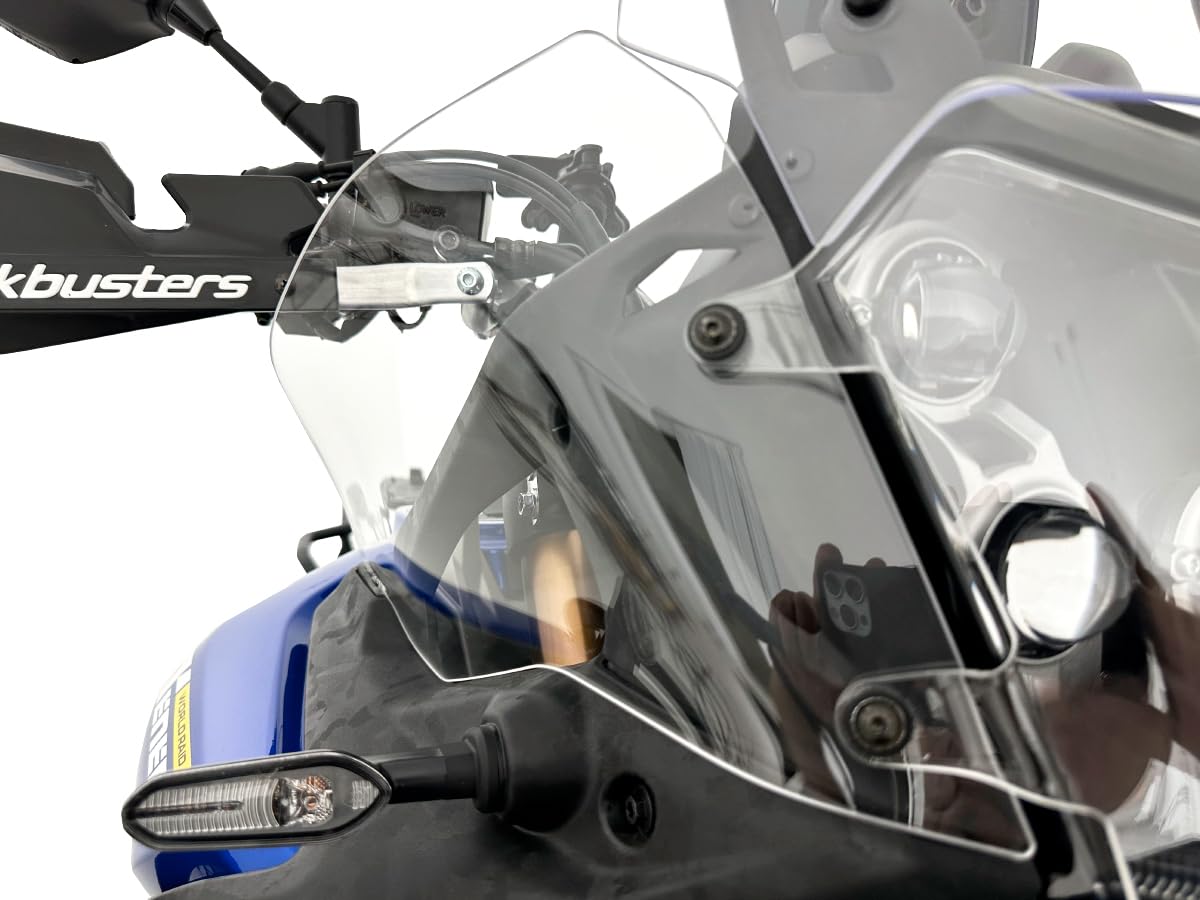 COPPIA DEFLETTORI MAGGIORATI WRS TRASPARENTE TENERE 700 WORLD RAID 2022-2024