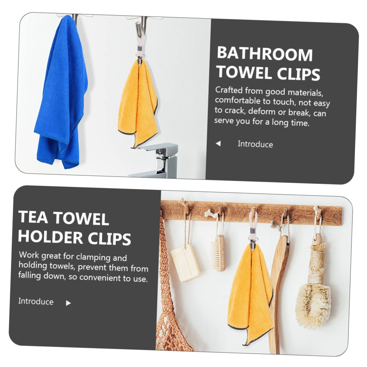 20X Pinces À Linge En Bambou - Pinces À Linge, Durables - Pinces Pour Suspendre Le Linge - 6 Cm