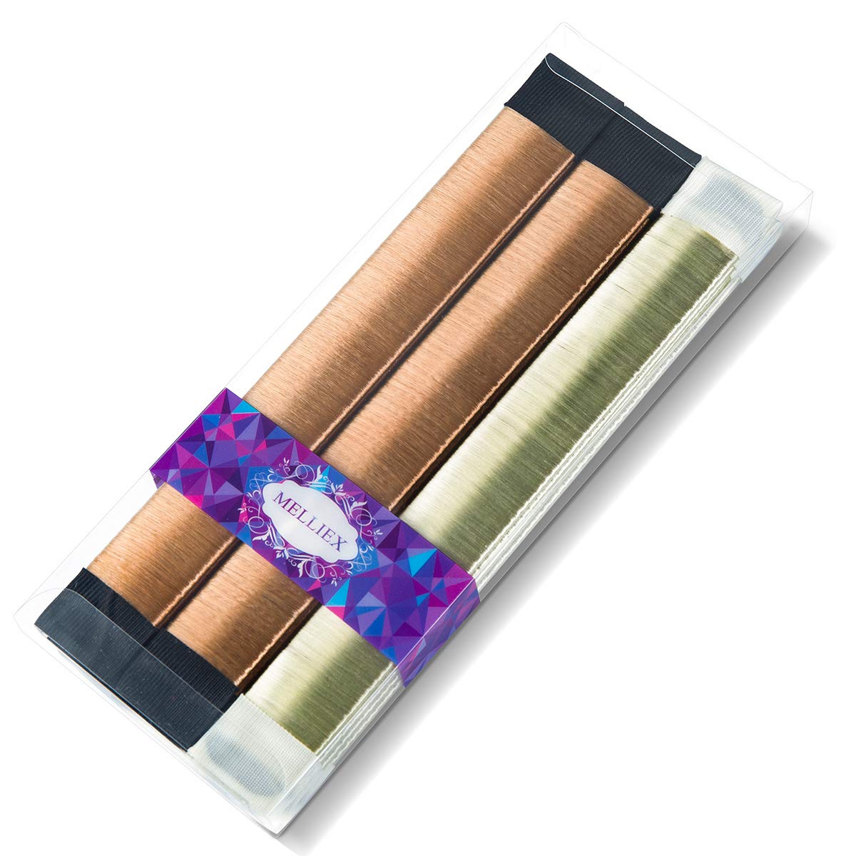 Chignon Facile per Capelli, Chignon Shaper Set, Chignon Ciambella Donne Capelli, 6 Pezzi (Biondo, Caffè)