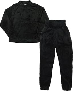 [TopIsm] ルームウェア メンズ パジャマ 上下セットアップ 部屋着 シャギーボアフリース もこもこ 腹巻きパンツ ハイネックトレーナー 秋冬 寝巻