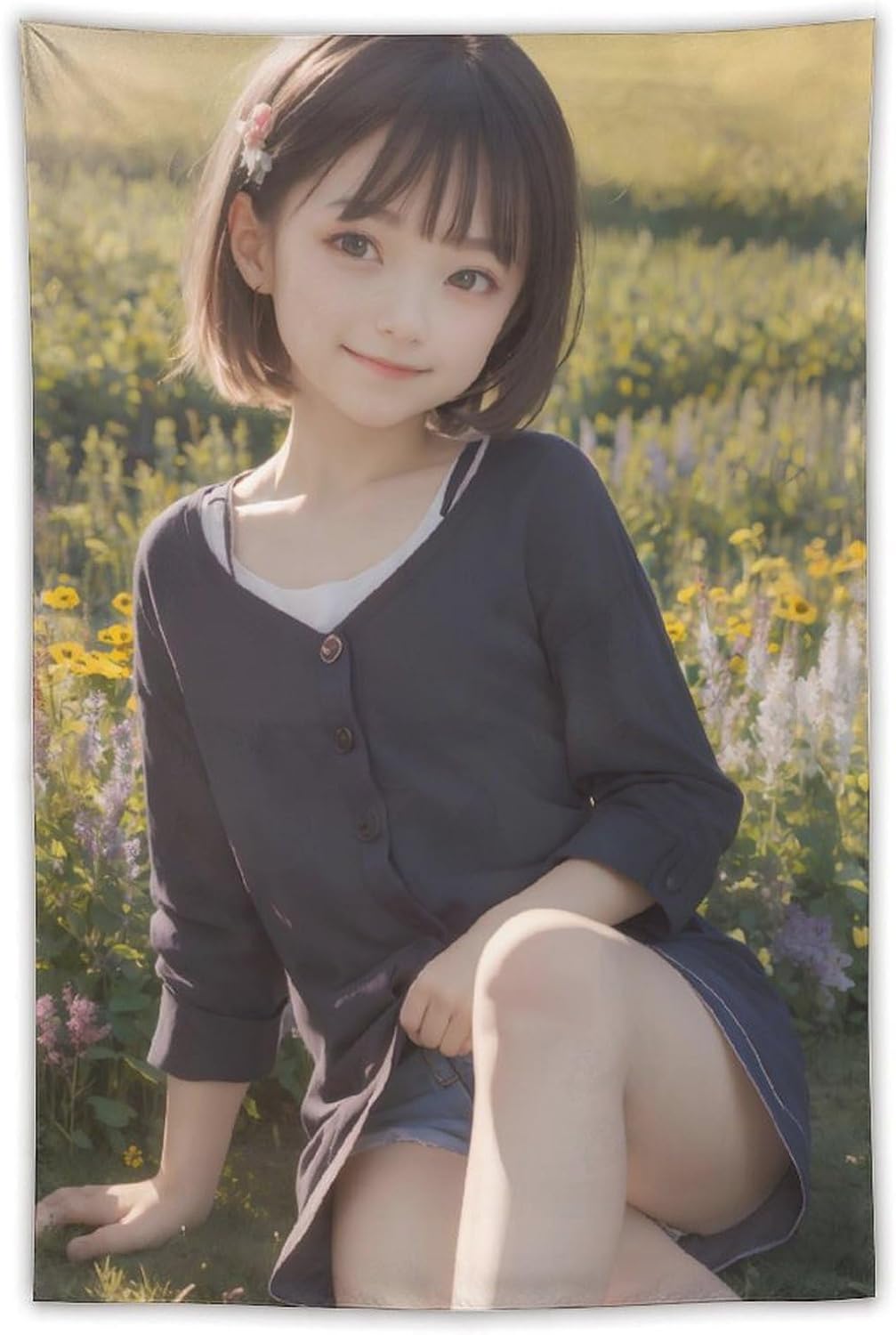 Amazon.co.jp B2タペストリー ロリ 純粋な可愛い女の子 かわいい女の子 コスプレ R (857) ポスターアートパネル壁飾り