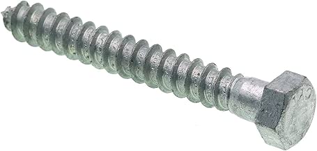 Prime-Line 9056313 Hex Lag Screws, 3/8 in. X 3 in., A307 Grade A Hot Dip Galvanized Steel, 25-Pack - coolthings.us