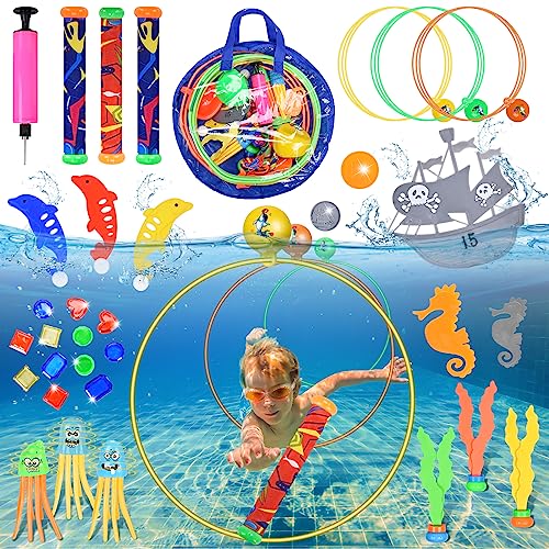 Juegos Para Piscinas Para Niños Juego De 38 Juguetes Acuáticos