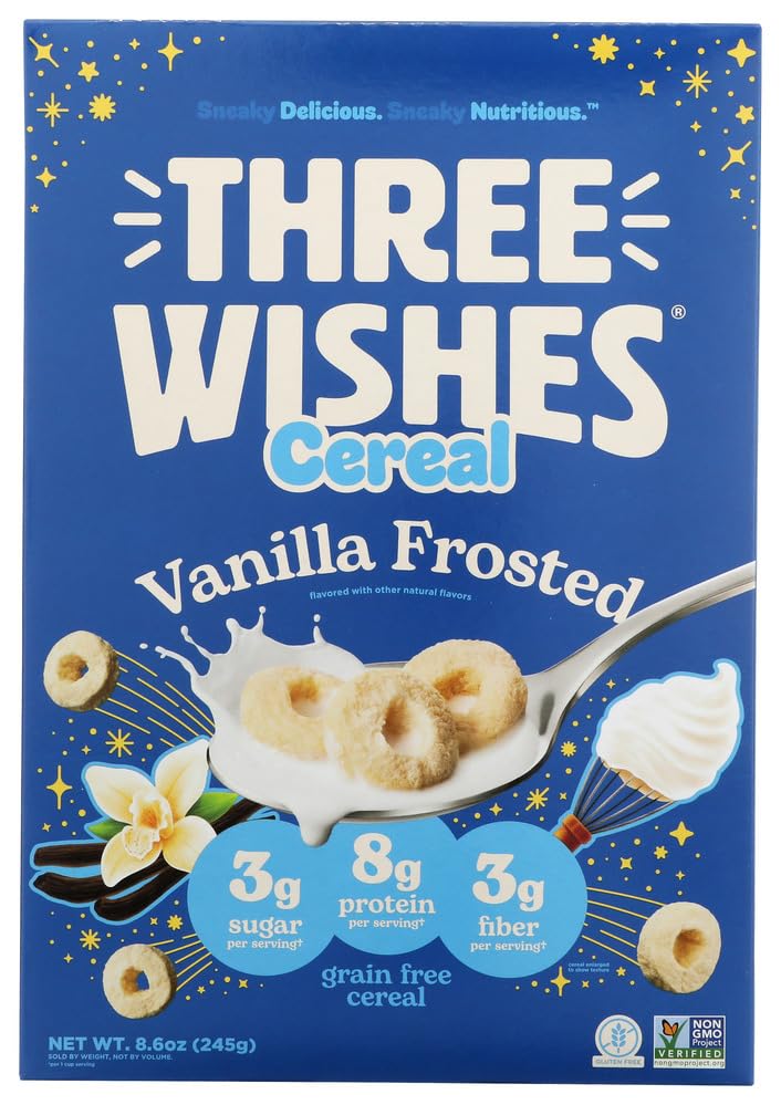 Three Wishes - Cereal Frosted Gluten Free - 8.6 oz (Pack of 2)