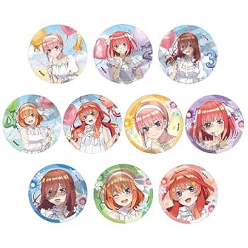 五等分の花嫁 バルーン 缶バッジ 48個 Amazon.co.jp: 五等分の花嫁 トレーディング缶バッジ バルーン