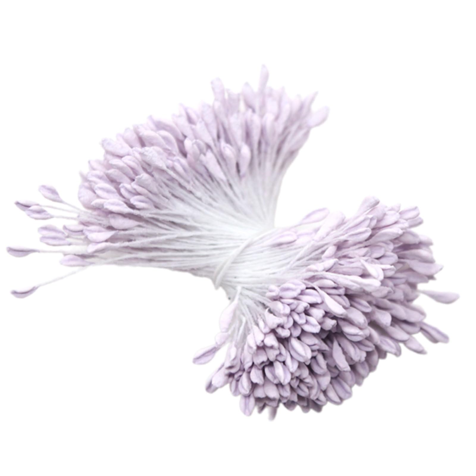 YWLUUOO Realistic Artificial Flower Stamens for Craft Projects with Sturdy Fabric Materials Cloth Flower Centers