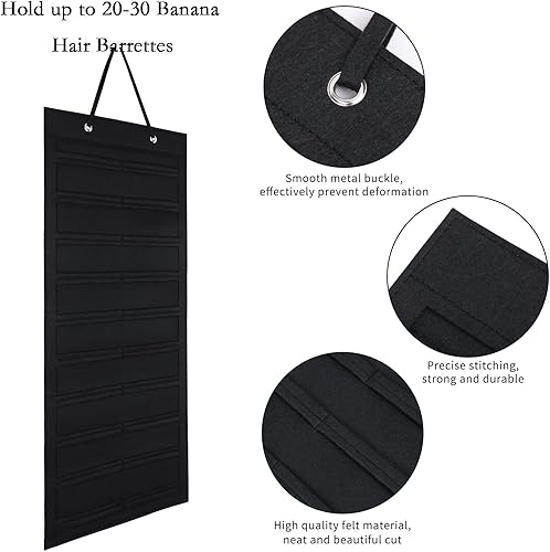 Miniatura 2 de ACQTULOU Organizador de pinzas para el cabello, 10 capas de almacenamiento de pinzas para el cabello grandes para mujeres y niñas, organizador de