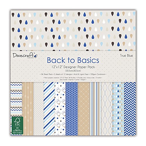 Dovecraft - Carta 30 x 30 cm, certificata FSC