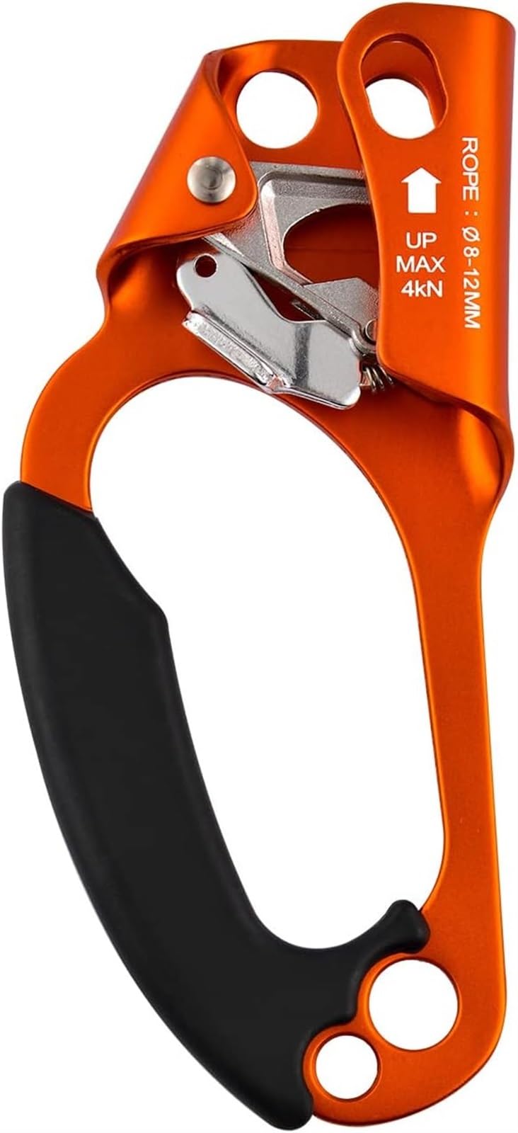 THE WHITE SHOP Climbing handheld ascender 8~12mm rope with climbing rope climber outdoor climbing mountaineering equipment (Color : Left)