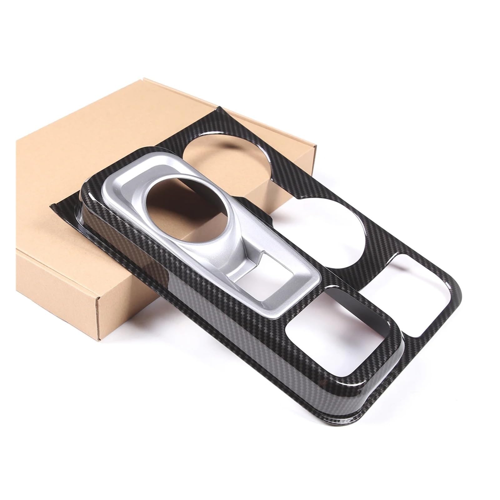 QBKGMEWCA Car Center Console Gear Shift Frame Panel Trim Accessories Compatible for Maverick 2022 ABS(Type7)
