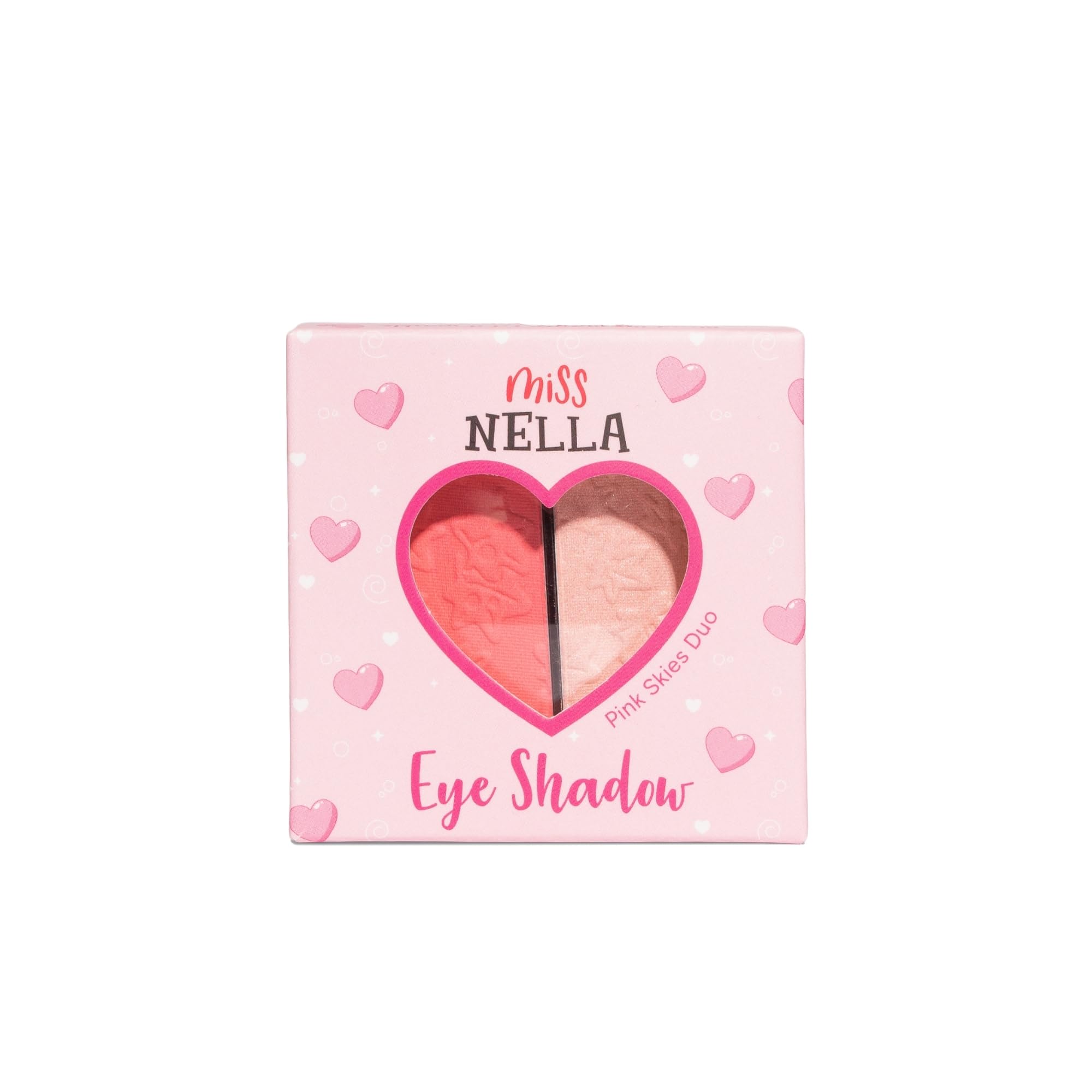 MISS NELLA Makeup for Kids Eye Shadow - Pink Skies, kids cosmetic toy, Non Toxic Make Up