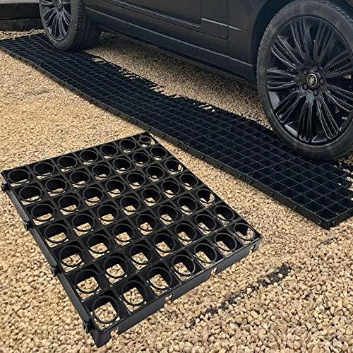 Plastic Paving Driveway Grid For Turf Grass Lawn Shed Greenhouse Base