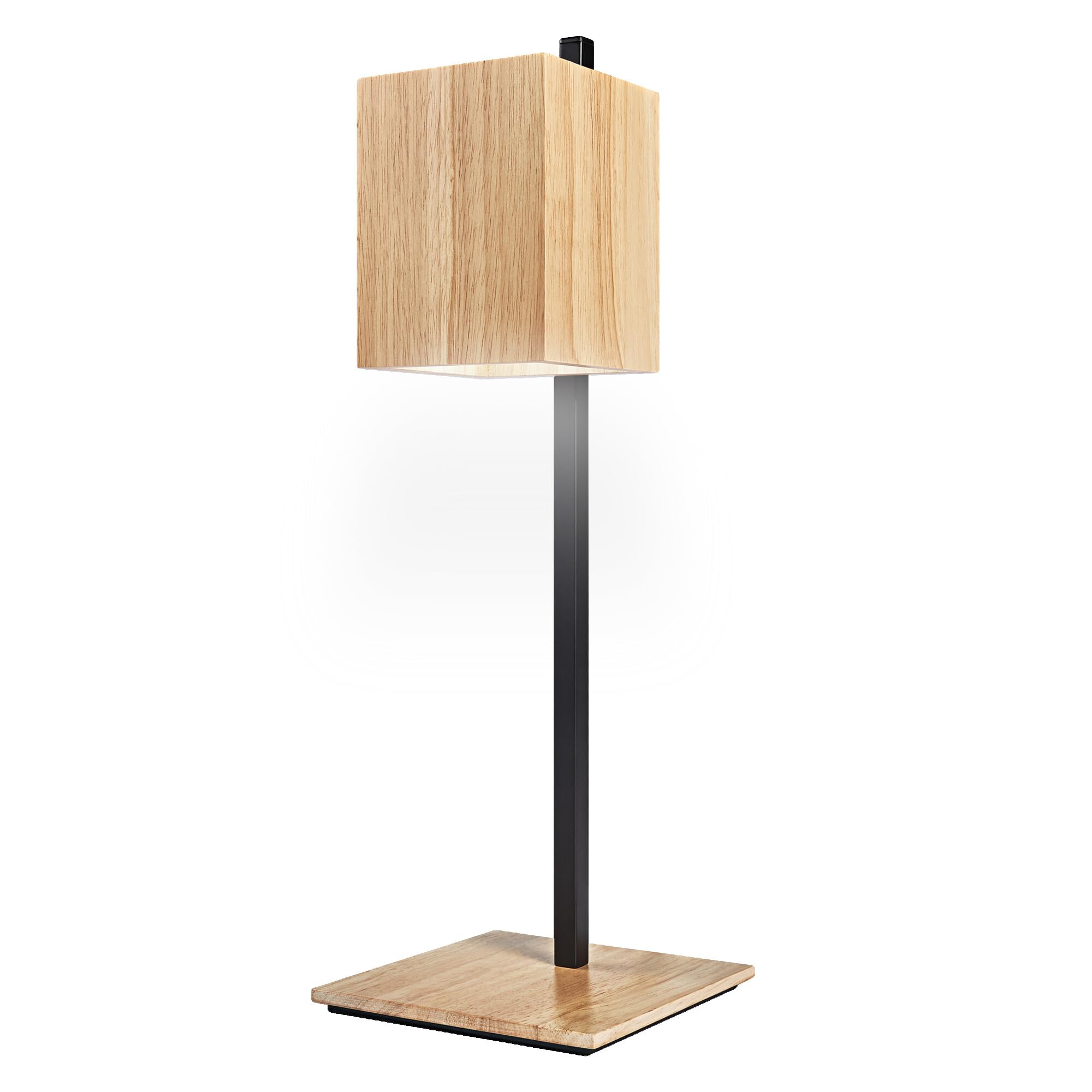 LEDVANCE SMART+ WiFi-Tischleuchte DECOR Wood, 8W, 650lm, regulierbares Weißlicht (3000K bis 6500K), dimmbar, FSC-zertifiziertes Holz, steuerbar per App, kompatibel mit Amazon, Google und Co.