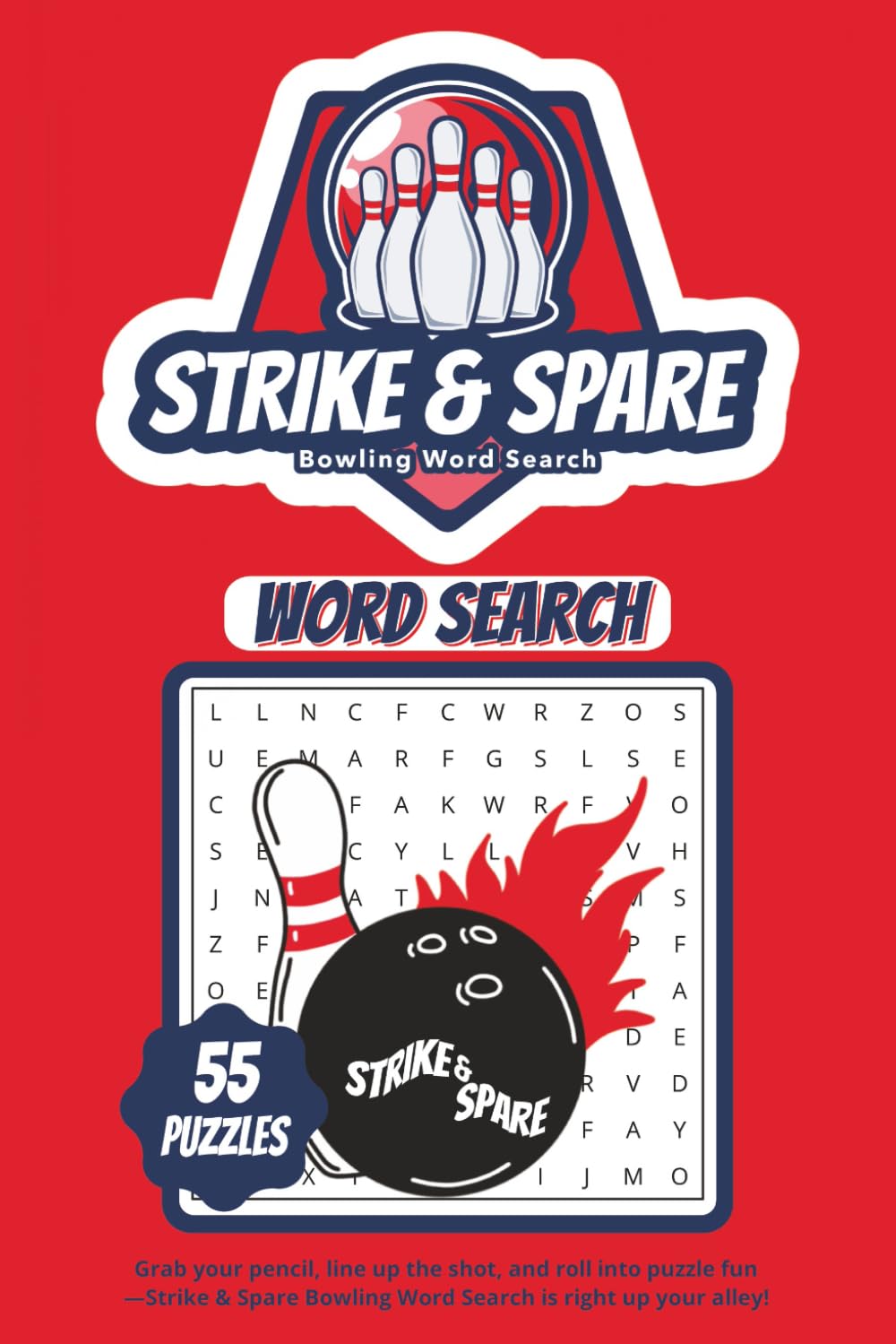Bowling Word Search: Strike and spare bowling word search