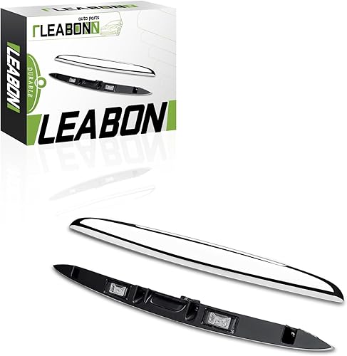 Tira cromada para manija del portón trasero del maletero compatible con BMWMini Cooper R56 R57 R58 R59 R60 R61 2007-2015 OEM 51132753603 - Mango de