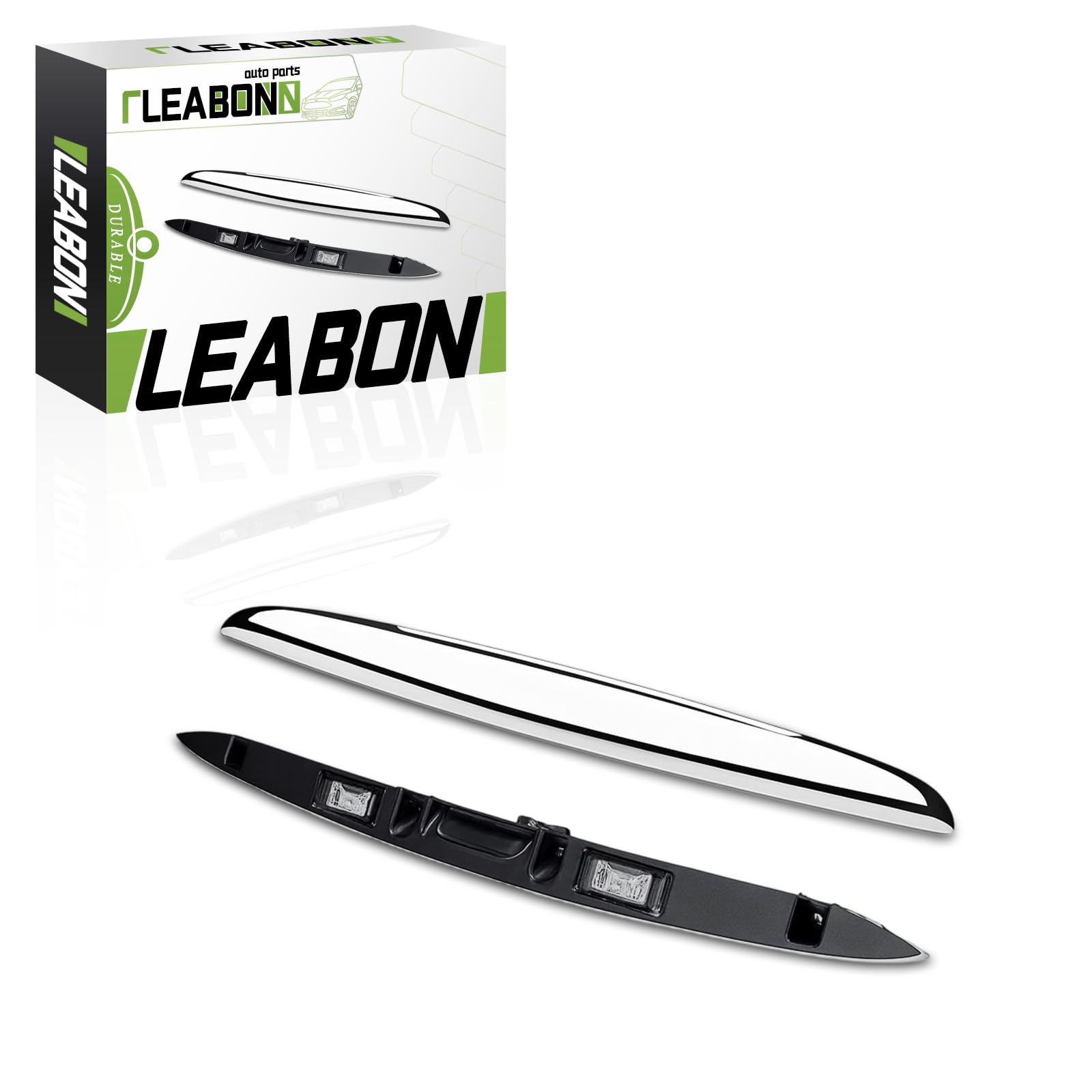 LEABON 51132753603 Trunk Tailgate Handle Chrome Strip Compatible