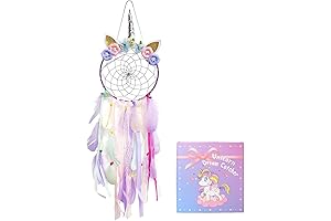 Unicorn Dream Catcher with Lights: A Mystical Tapestry for Sweet Dreams