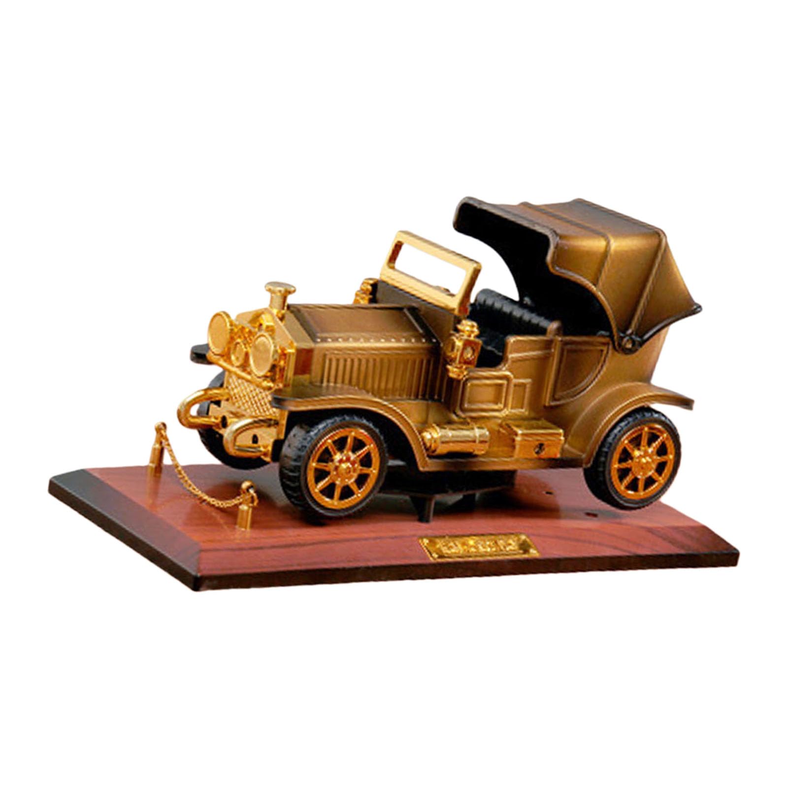 Nostalgic Railway Train Antique Car Model Music Box Hand Cranked Mechanical Ornament Home Desk Shelf Decors Gift Classical Railway Train Antique Car Model Musical Box Hand Wind Up Mechanism