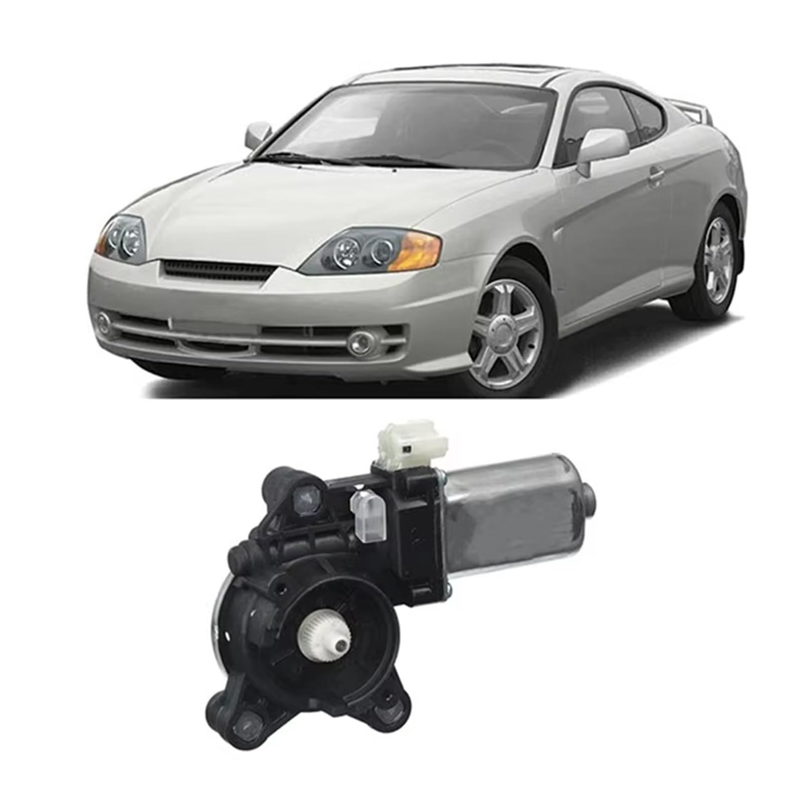 Motor Elevador de Cristal para Tiburon 2003 2004-2008 824602C000 Motor de limpiaparabrisas de Repuesto para Ventana eléctrica Delantera Derecha