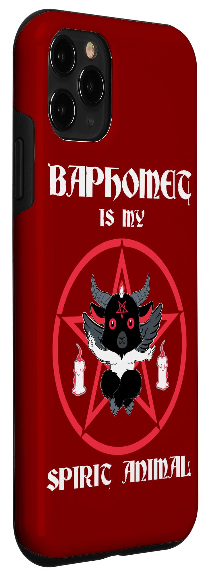 iPhone 11 Pro Baphomet Spirit Animal Kawaii Occult Satanic Pastel Gothic Case - Image 3