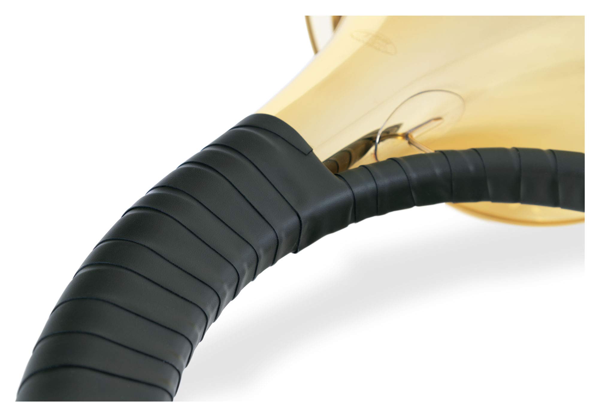 Classic Cantabile PH-400 Bb-Parforcehorn - Cor de chasse et cor de signal avec coulisse - Cor double tour en laiton verni clair - Inclus embouchure et étui léger