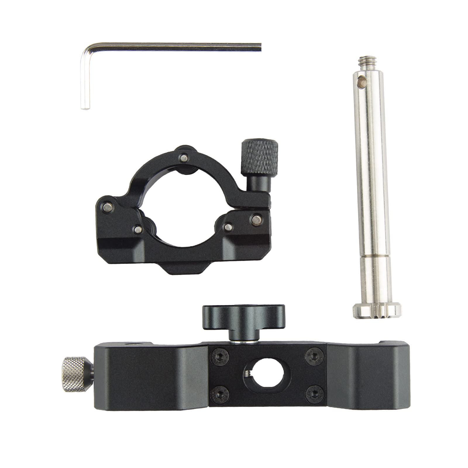 Nitze N04E2 Support d'objectif LWS 15 mm compatible avec les objectifs LAOWA 24 mm T14 2X Periprobe pour système d'épaule DSLR