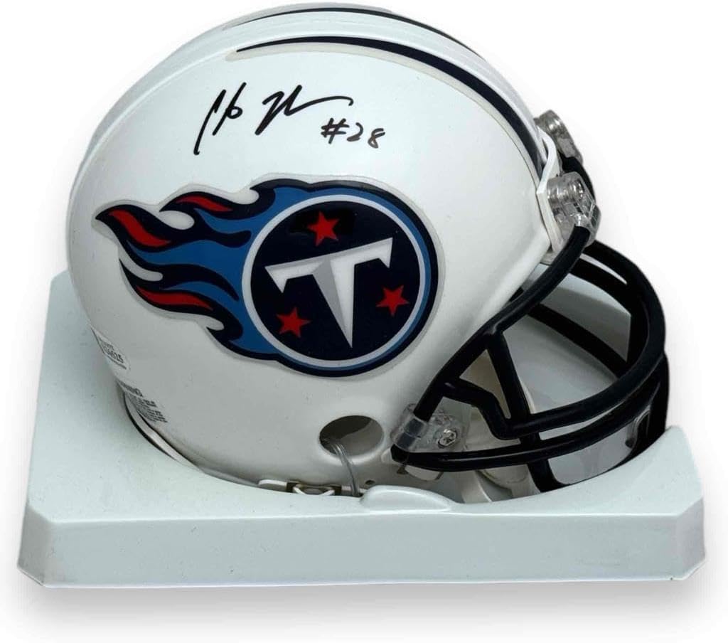 Chris Johnson Autographed Signed Tennessee Titans Mini Helmet - Beckett - Autographed NFL Mini Helmets