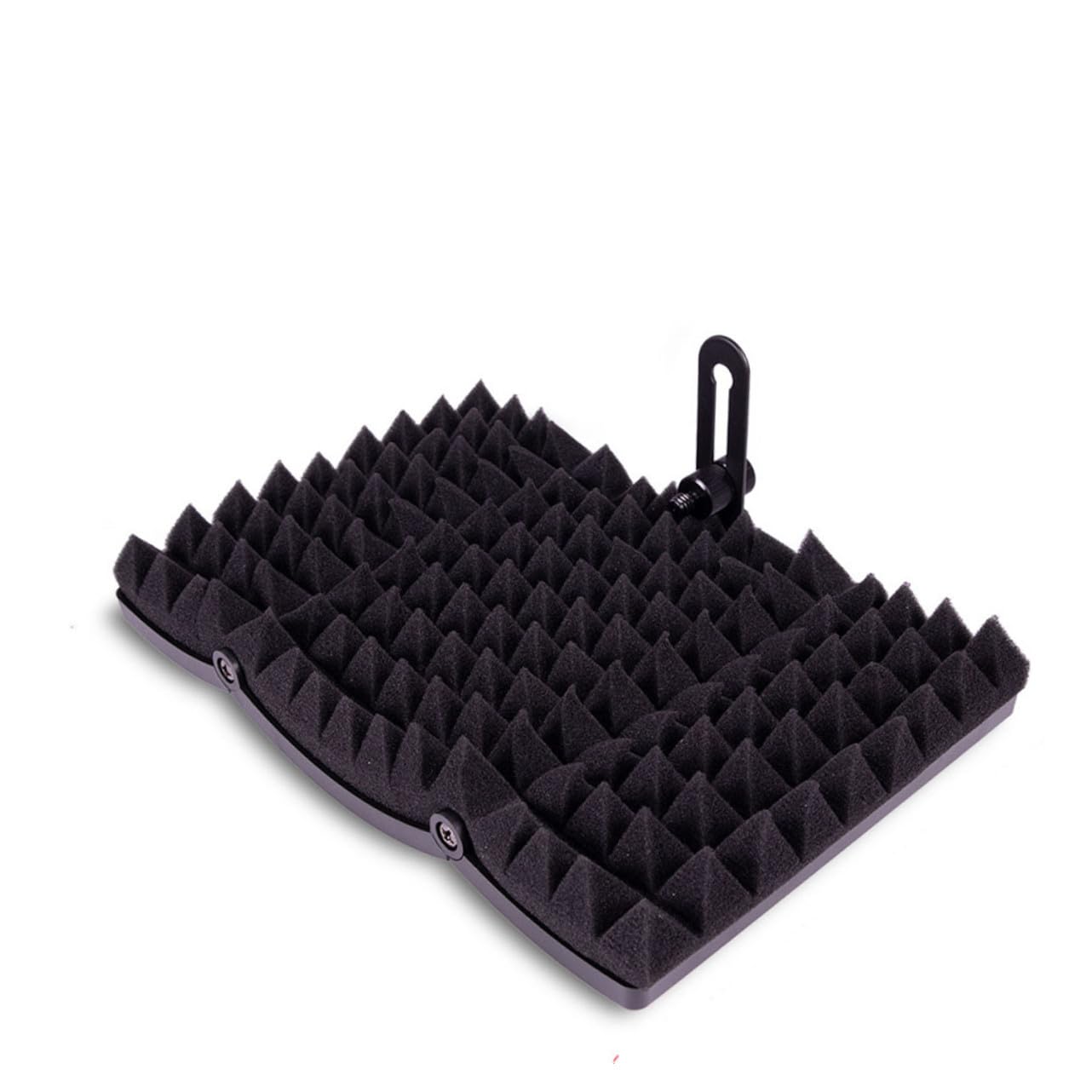 POPETPOP Parabrisas para Micrófono Abs Aislamiento Resistente al Viento y Bloqueo de Polvo, Funda de Esponja Adaptable para Estudio y Grabación Profesional