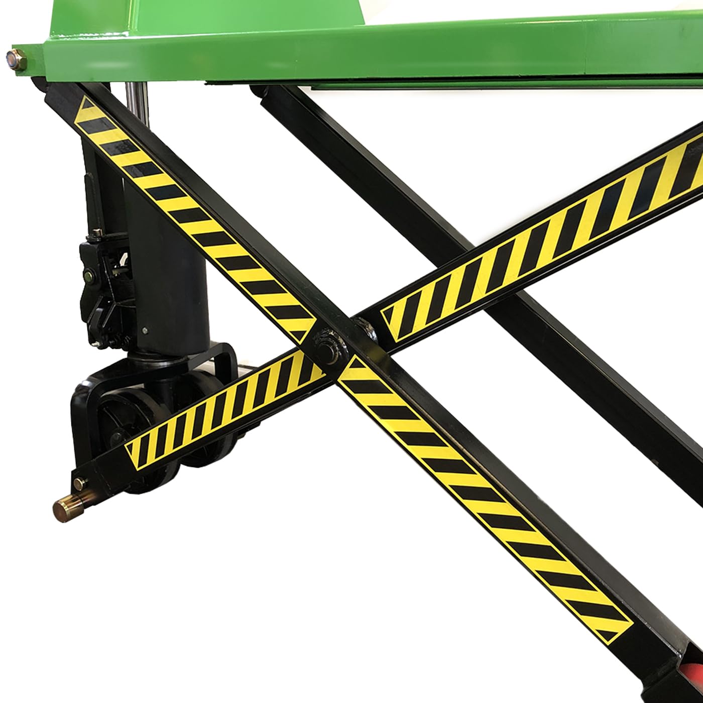 Transpallet manuale idraulico sollevatore a pantografo per pallet capacità fino a 1000 Kg 1 Ton Tonnellata, Altezza massima 850 mm – echoENG - MA SL PP10