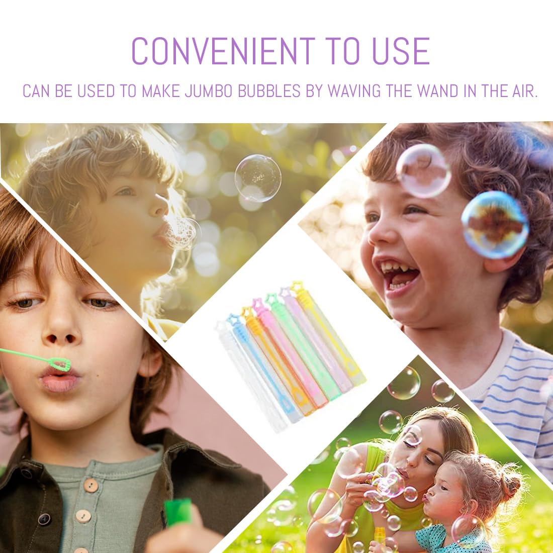 KIRZAX 24 Stück Seifenblasen Sterne - 6 Farben Mitgebsel Für Kindergeburtstag