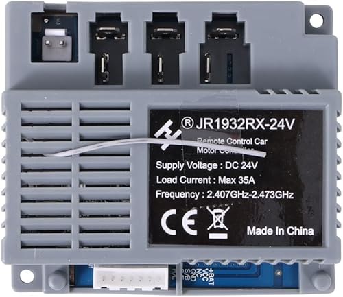 Miniatura 5 de Niños Ride On Car 2.4G Bluetooth Control remoto y receptor JR1932RX-24V caja de control Kit de placa base para niños coche eléctrico paseo en coche