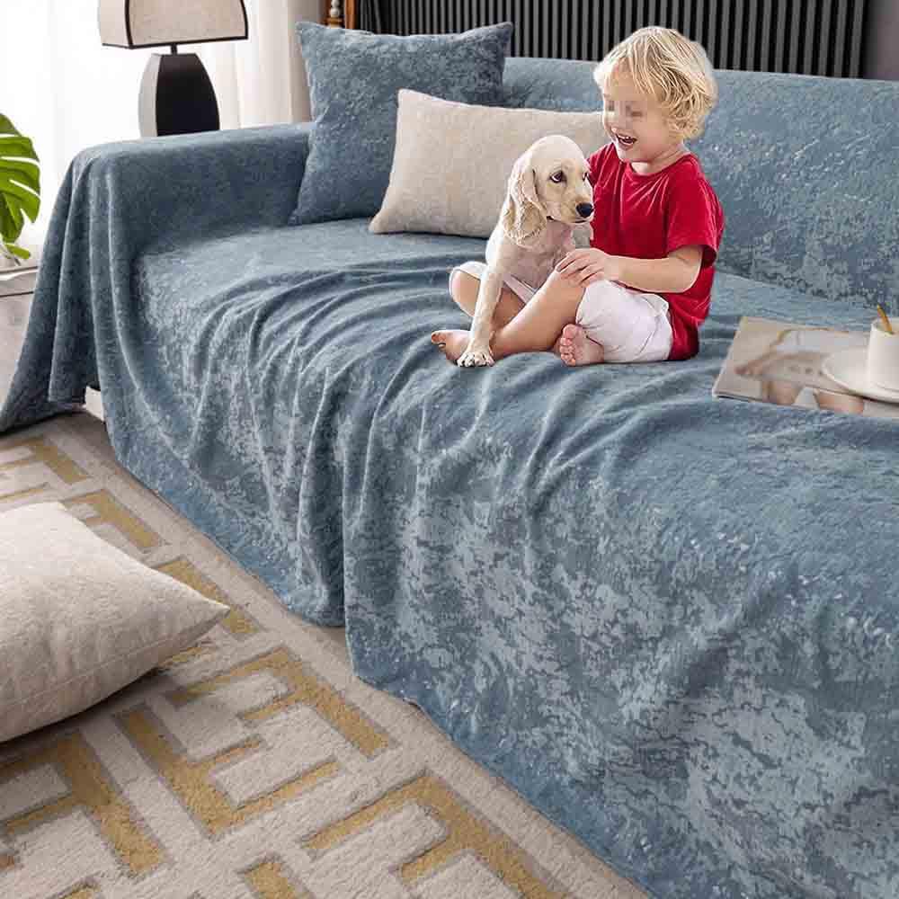 MXCZFC Extra Large Throws for 4 Seater Sofa, Throws for Sofas Large, Sofa Throws Large 3 Seater, Non Slip Sofa Throws for Leather, for Couch, Armchair and Bed