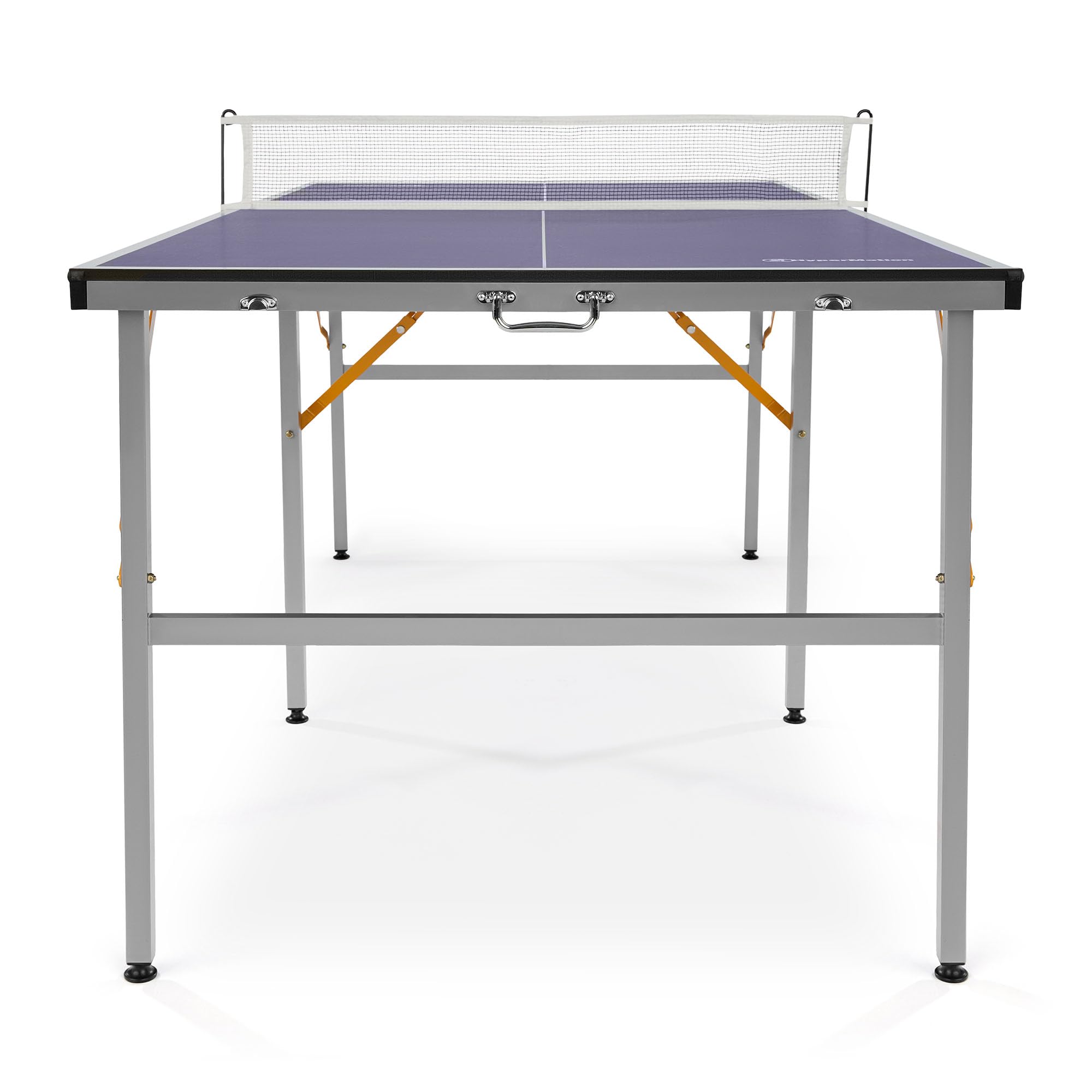HyperMotion HYP32 Table de Ping Pong Pliante pour Enfants et Adultes, Modèle Compact d’Intérieur avec Filet, Raquettes et Balles, Facile à Transporter