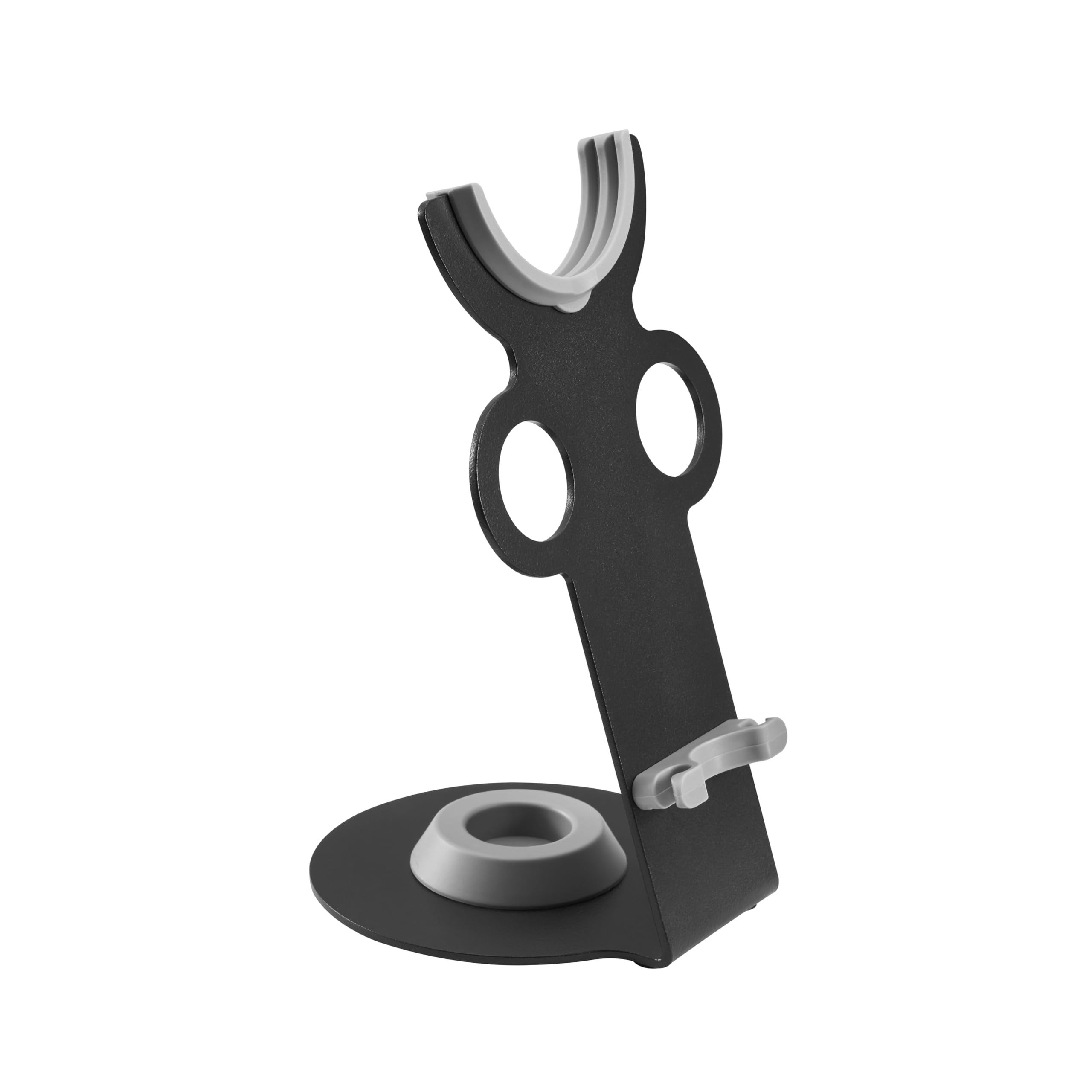 PureMounts® Uchwyt na suszarkę do włosów do Dyson® Supersonic, mocowanie magnetyczne, zarządzanie kablami, podkładka silikonowa, czarny