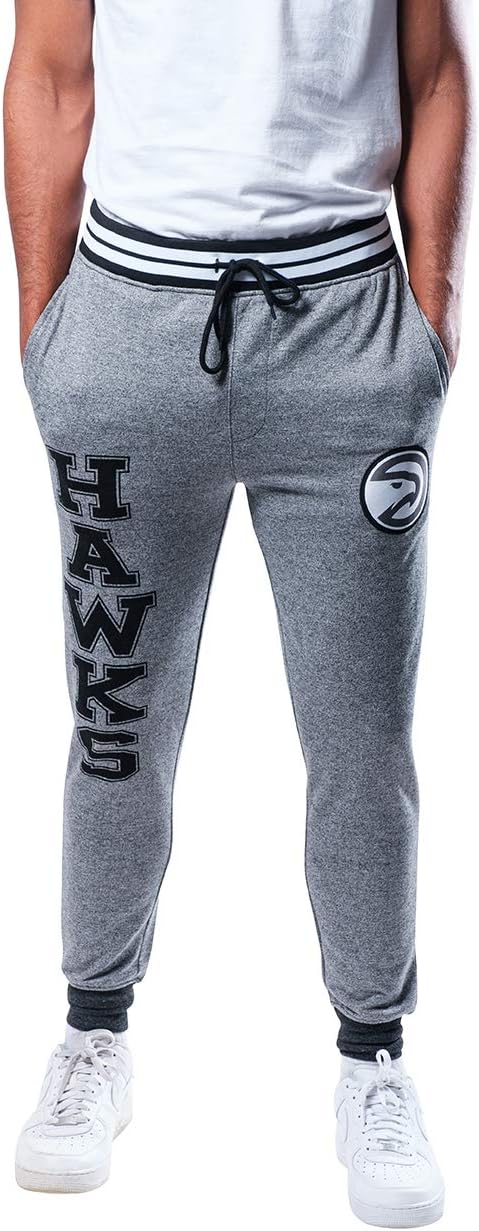 Ultra Game Men's NBA Official Soft Fleece Active Jogger Sweatpants